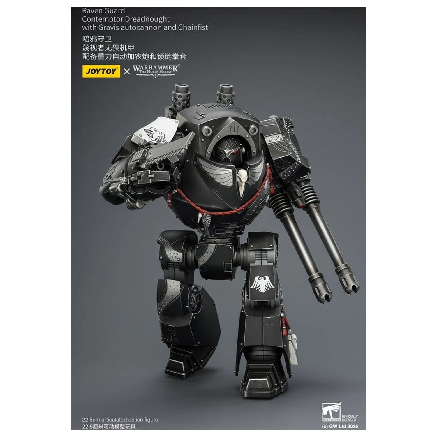 Warhammer 40,000 Figurka Akcji Raven Guard Contemptor Dreadnought 23 cm zdjęcie produktu