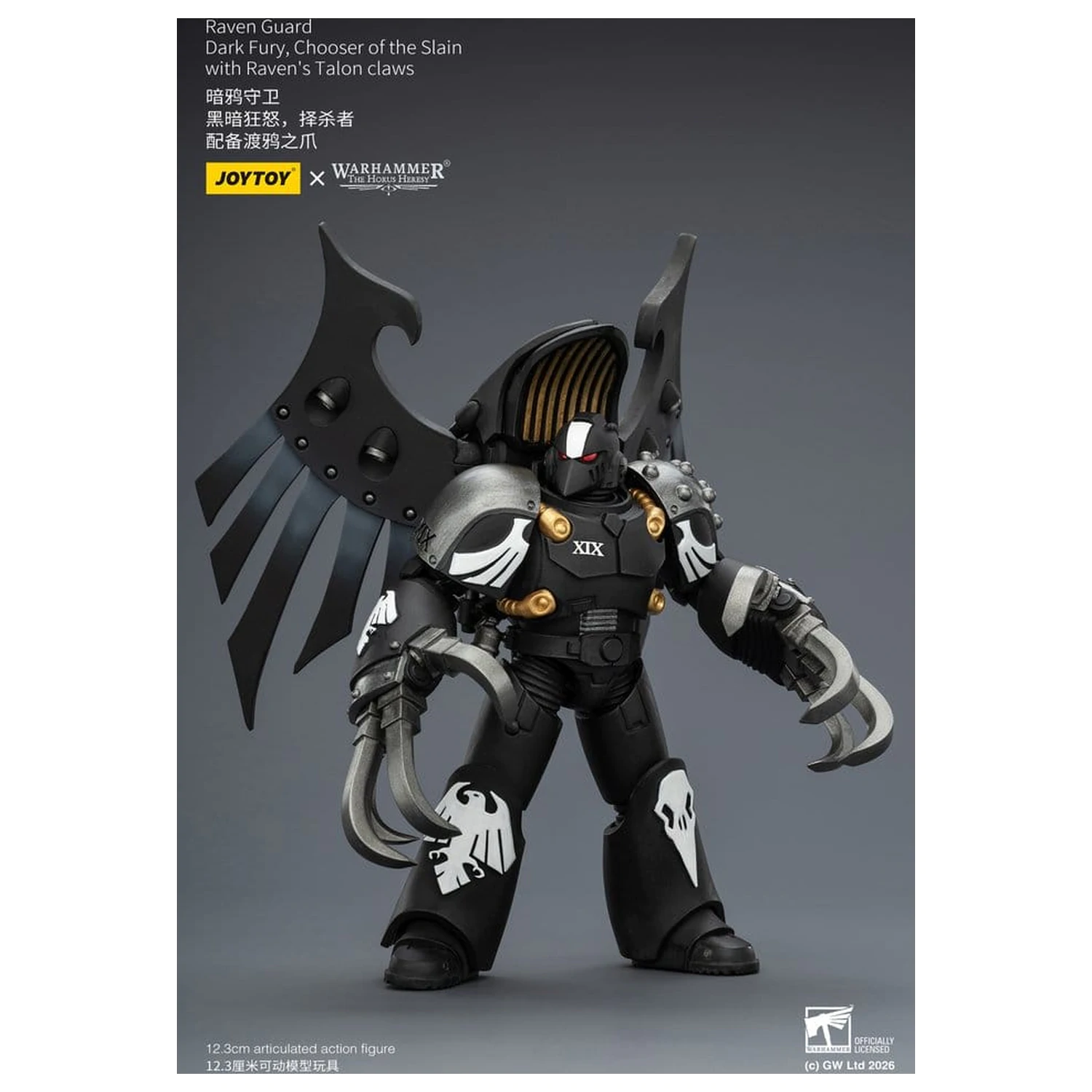 Warhammer 40,000 Figurka Akcji Raven Guard Dark Fury, Chooser of the Slain 12 cm zdjęcie produktu