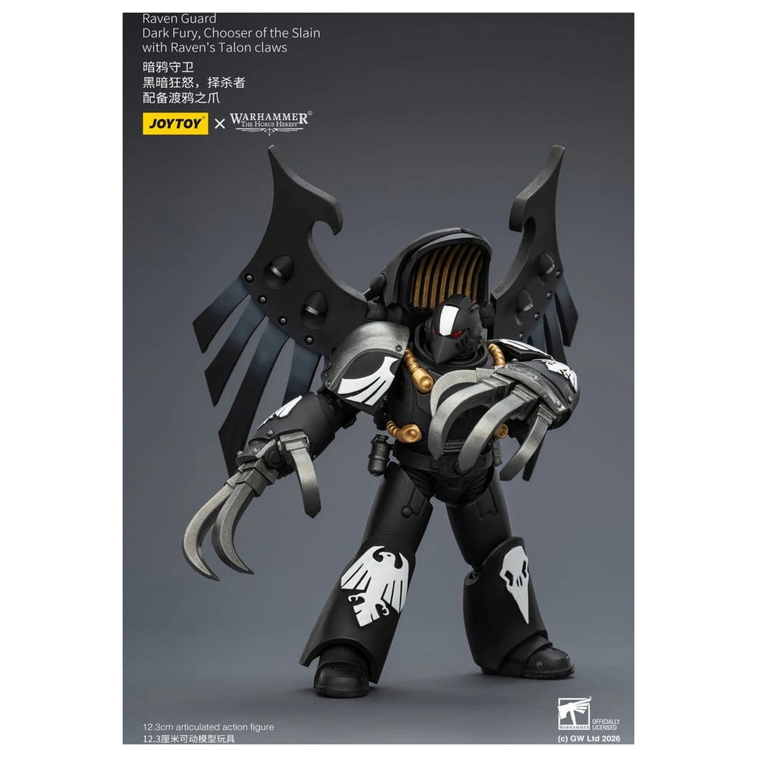 Warhammer 40,000 Figurka Akcji Raven Guard Dark Fury, Chooser of the Slain 12 cm zdjęcie produktu