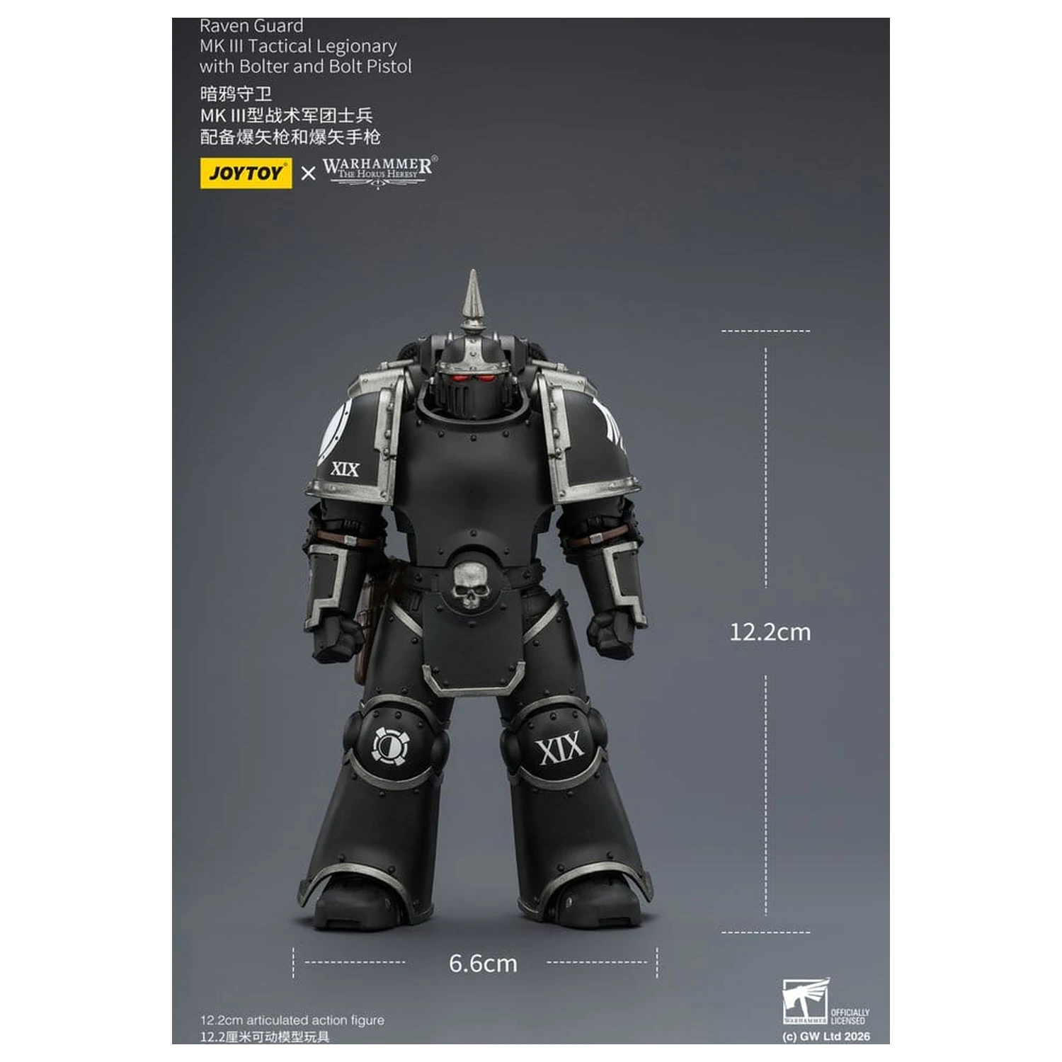 Warhammer 40,000 Action Figure Raven Guard MK III Tactical Legionary 12 cm zdjęcie produktu