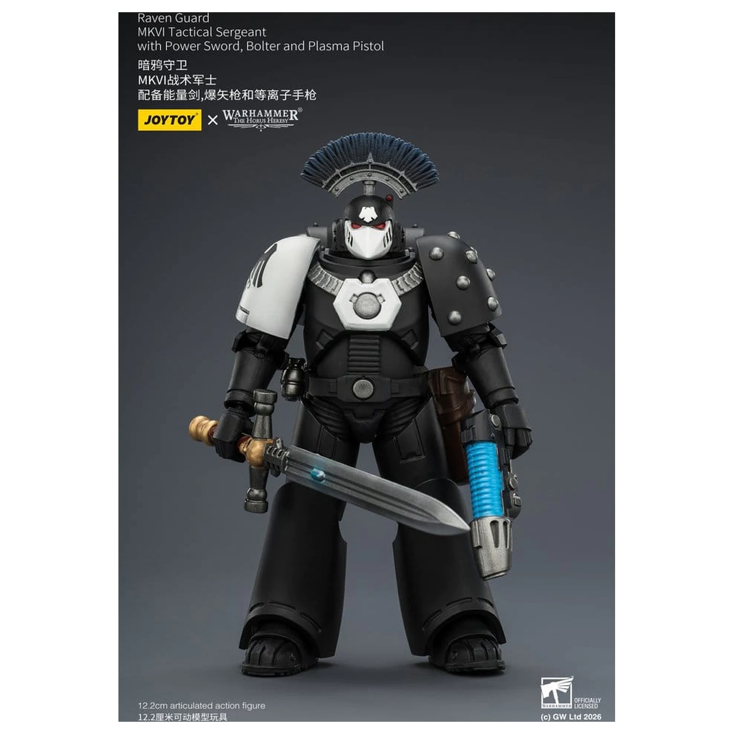 Warhammer 40,000 Action Figure Raven Guard MkVI Tactical Sergeant 12 cm zdjęcie produktu