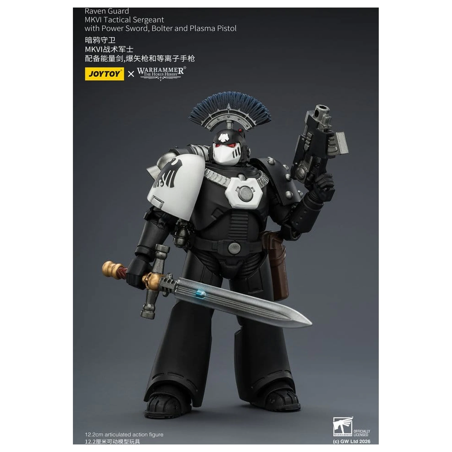 Warhammer 40,000 Action Figure Raven Guard MkVI Tactical Sergeant 12 cm zdjęcie produktu