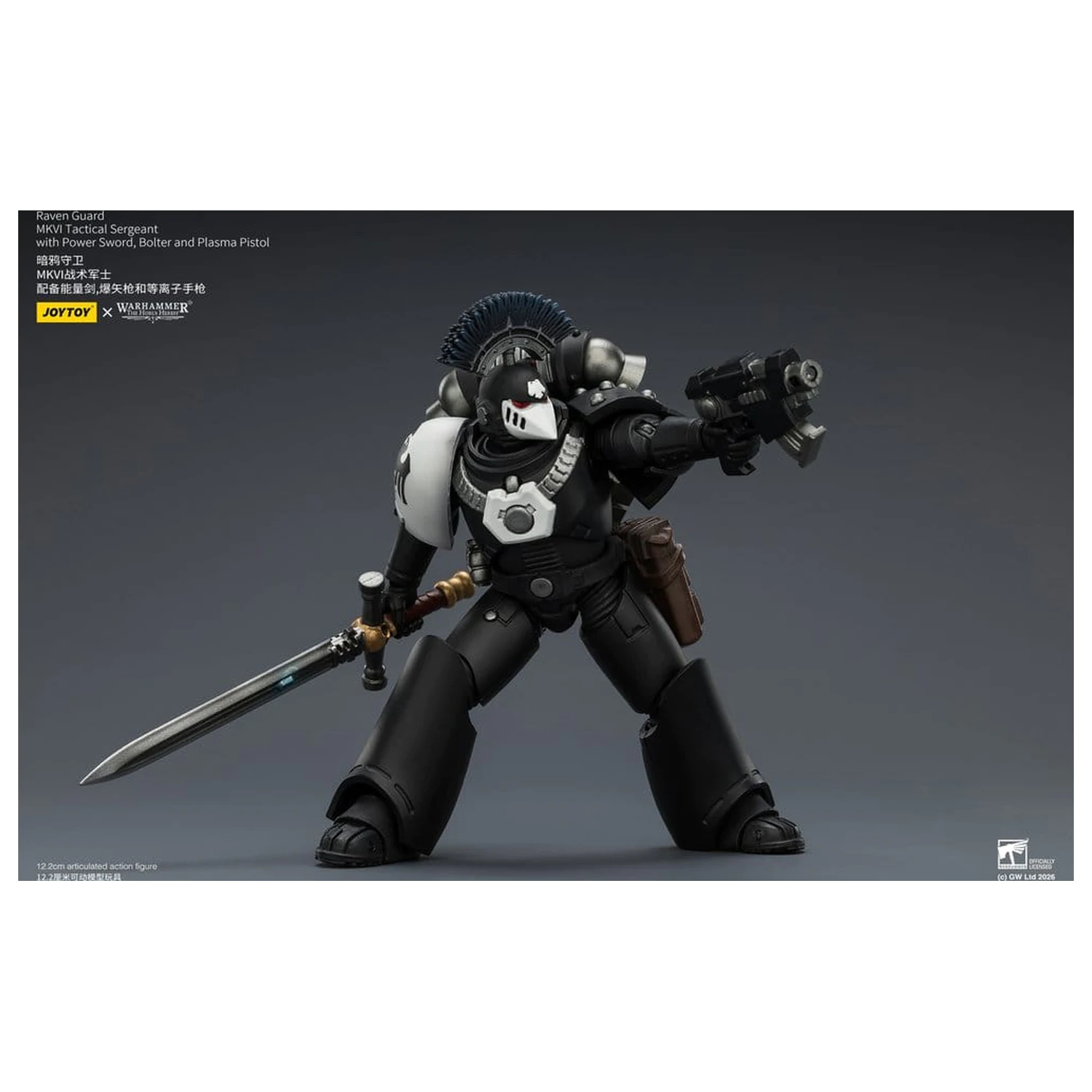 Warhammer 40,000 Action Figure Raven Guard MkVI Tactical Sergeant 12 cm zdjęcie produktu