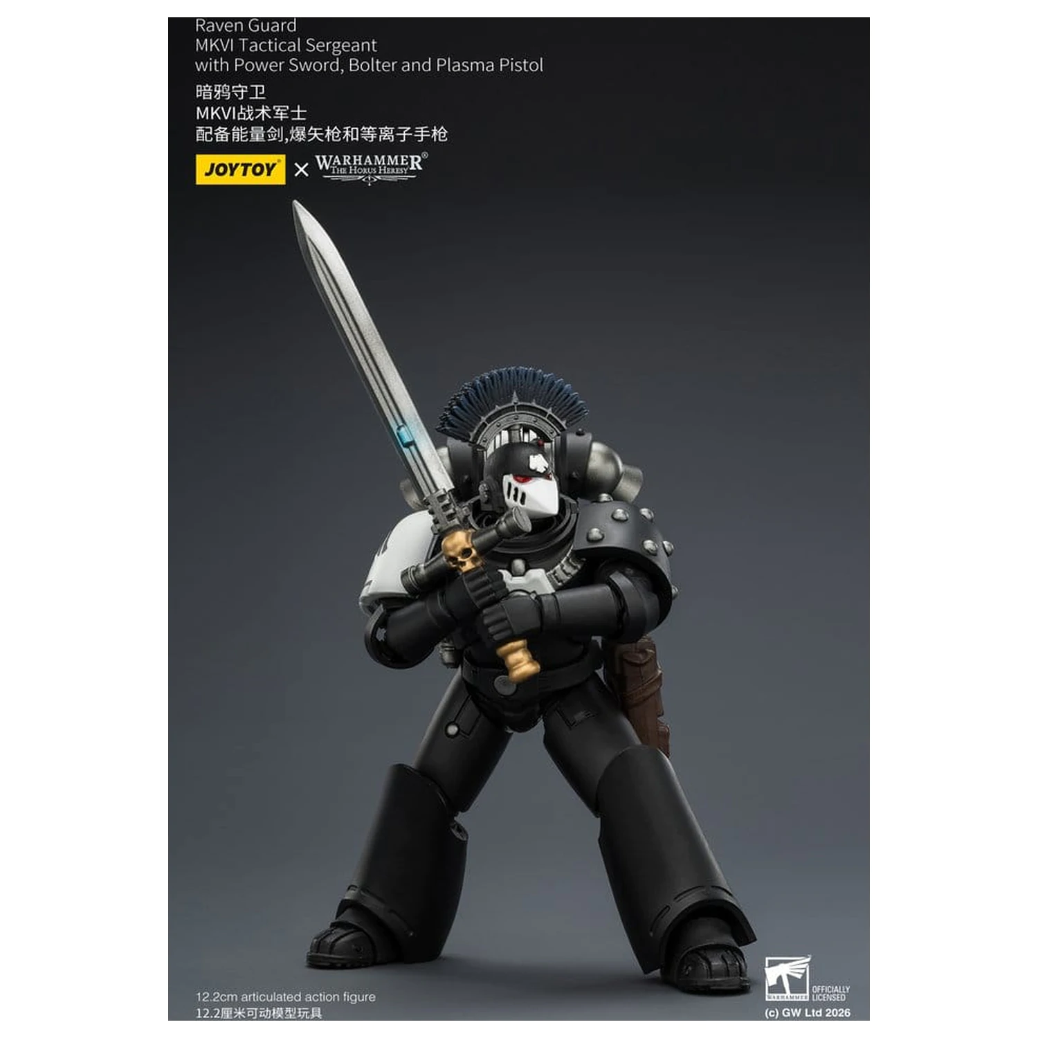 Warhammer 40,000 Action Figure Raven Guard MkVI Tactical Sergeant 12 cm zdjęcie produktu