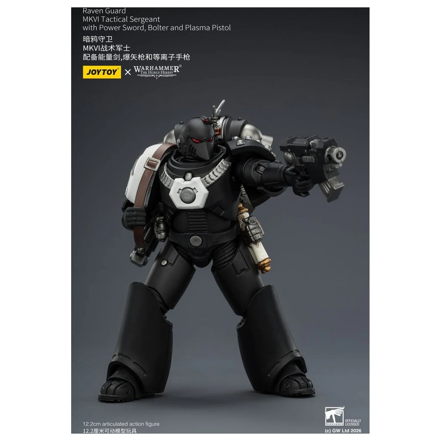 Warhammer 40,000 Action Figure Raven Guard MkVI Tactical Sergeant 12 cm zdjęcie produktu