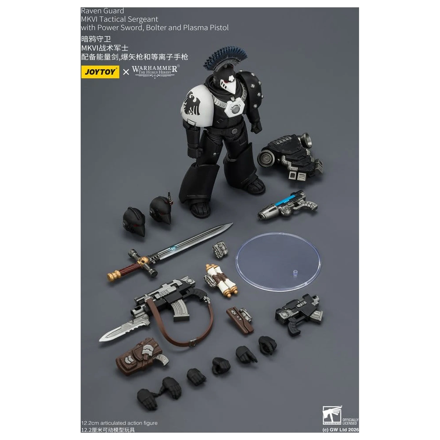 Warhammer 40,000 Action Figure Raven Guard MkVI Tactical Sergeant 12 cm zdjęcie produktu
