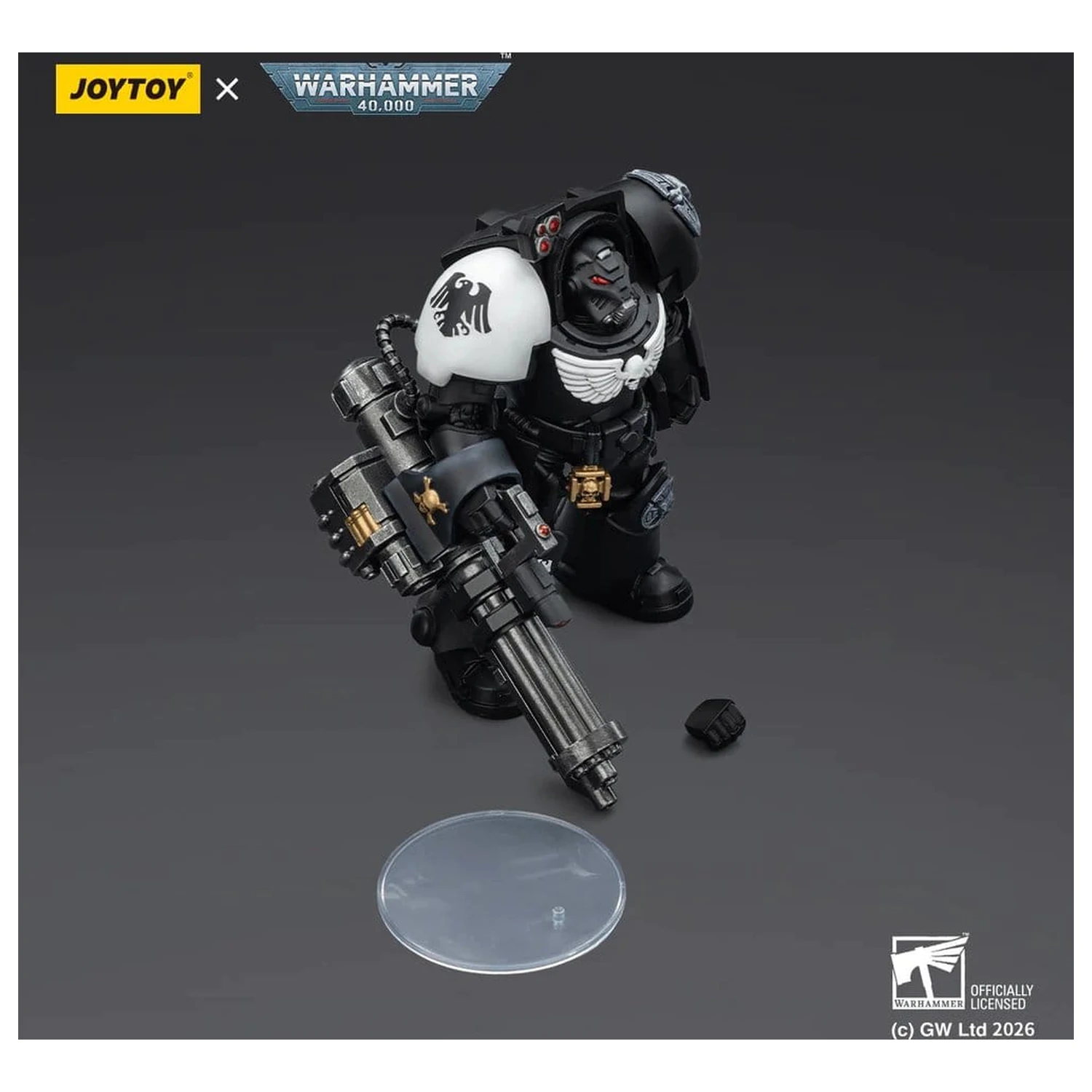 Warhammer 40,000 Figurka Akcji Raven Guard Terminator 3 z Pięścią Mocy i Działem Szturmowym 14 cm zdjęcie produktu