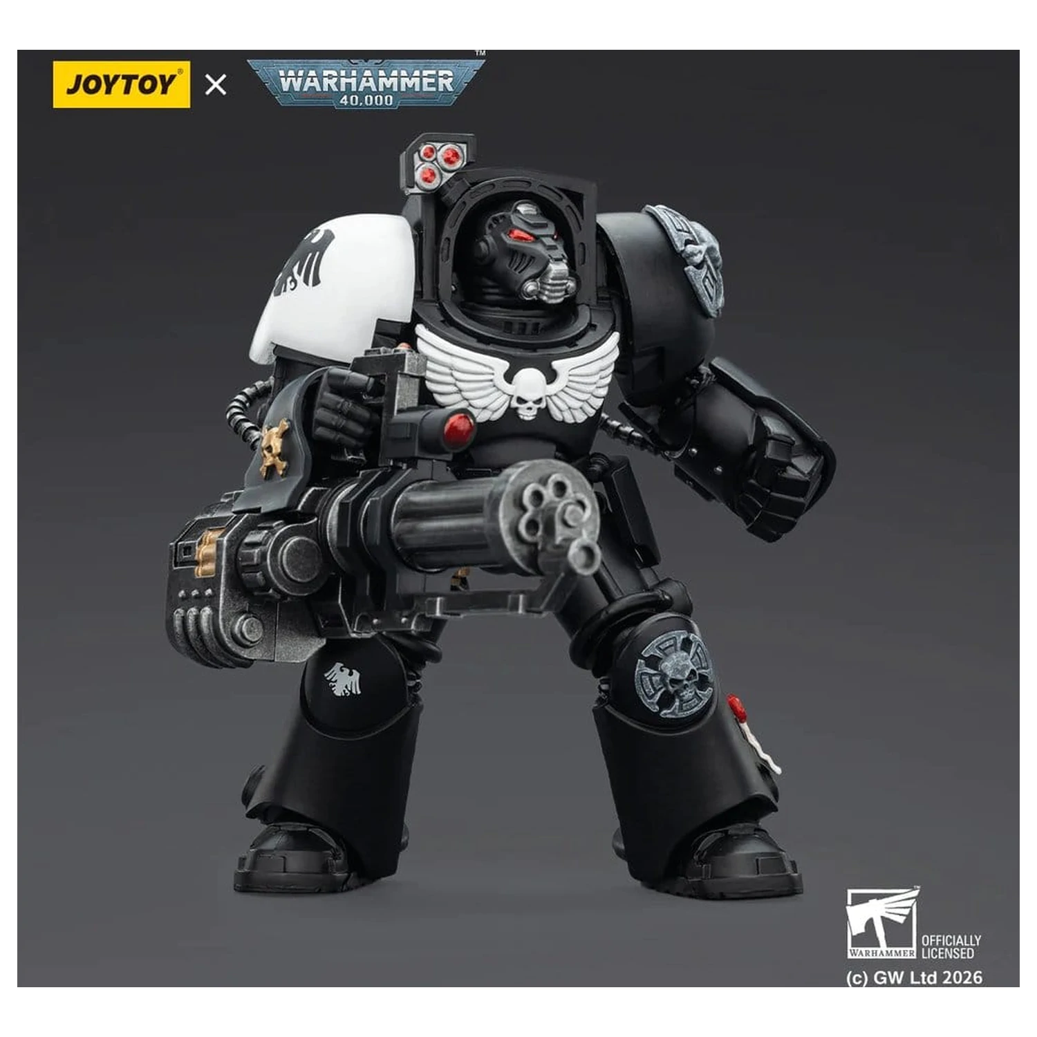 Warhammer 40,000 Figurka Akcji Raven Guard Terminator 3 z Pięścią Mocy i Działem Szturmowym 14 cm zdjęcie produktu