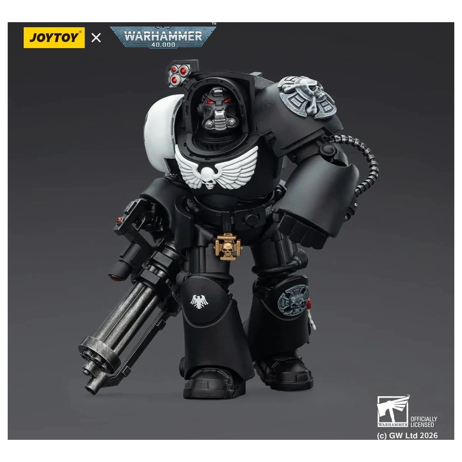 Warhammer 40,000 Figurka Akcji Raven Guard Terminator 3 z Pięścią Mocy i Działem Szturmowym 14 cm zdjęcie produktu