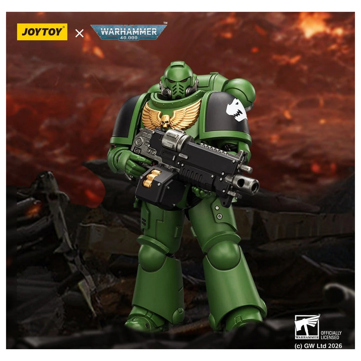 Figurka akcji Warhammer 40,000 Salamanders Intercessor 12 cm zdjęcie produktu