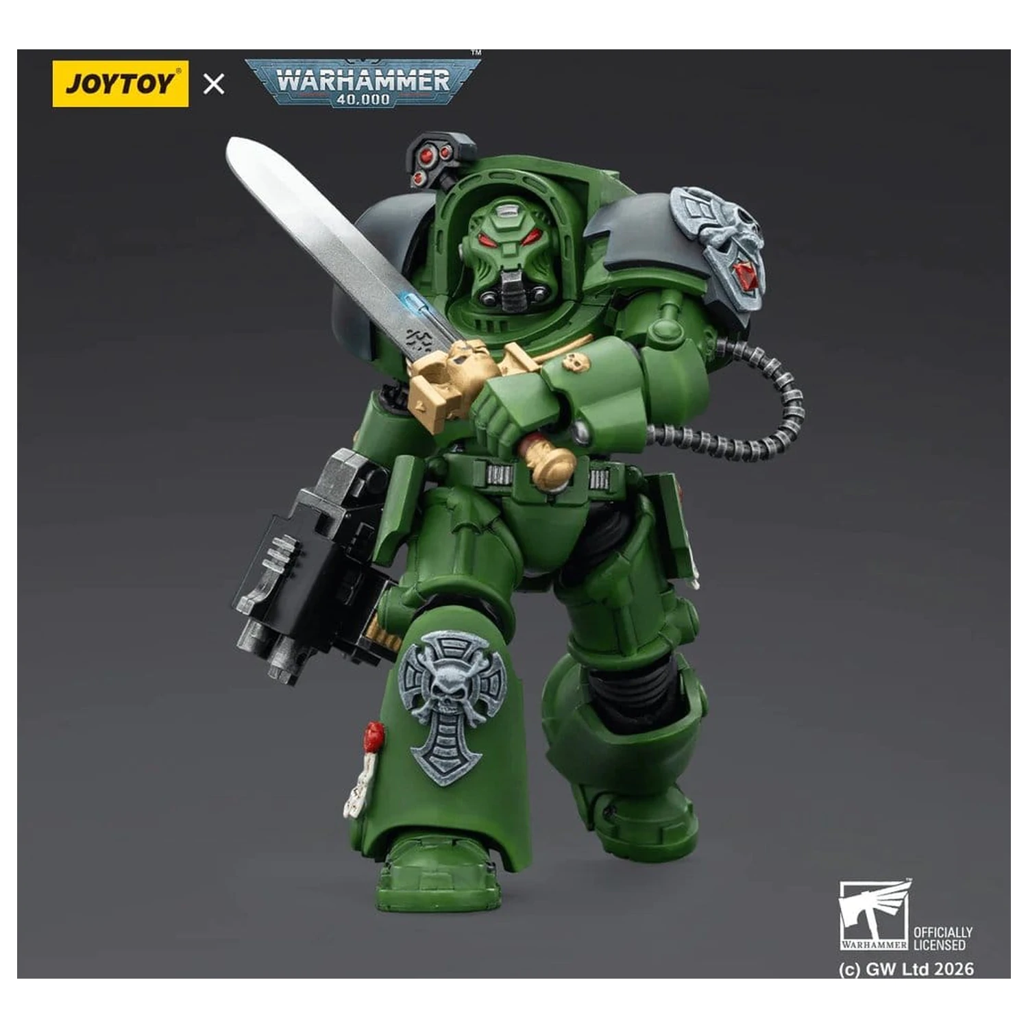 Warhammer 40,000 Figurka Akcji Salamanders Terminator 1 z Power Sword i Storm Bolter 14 cm zdjęcie produktu