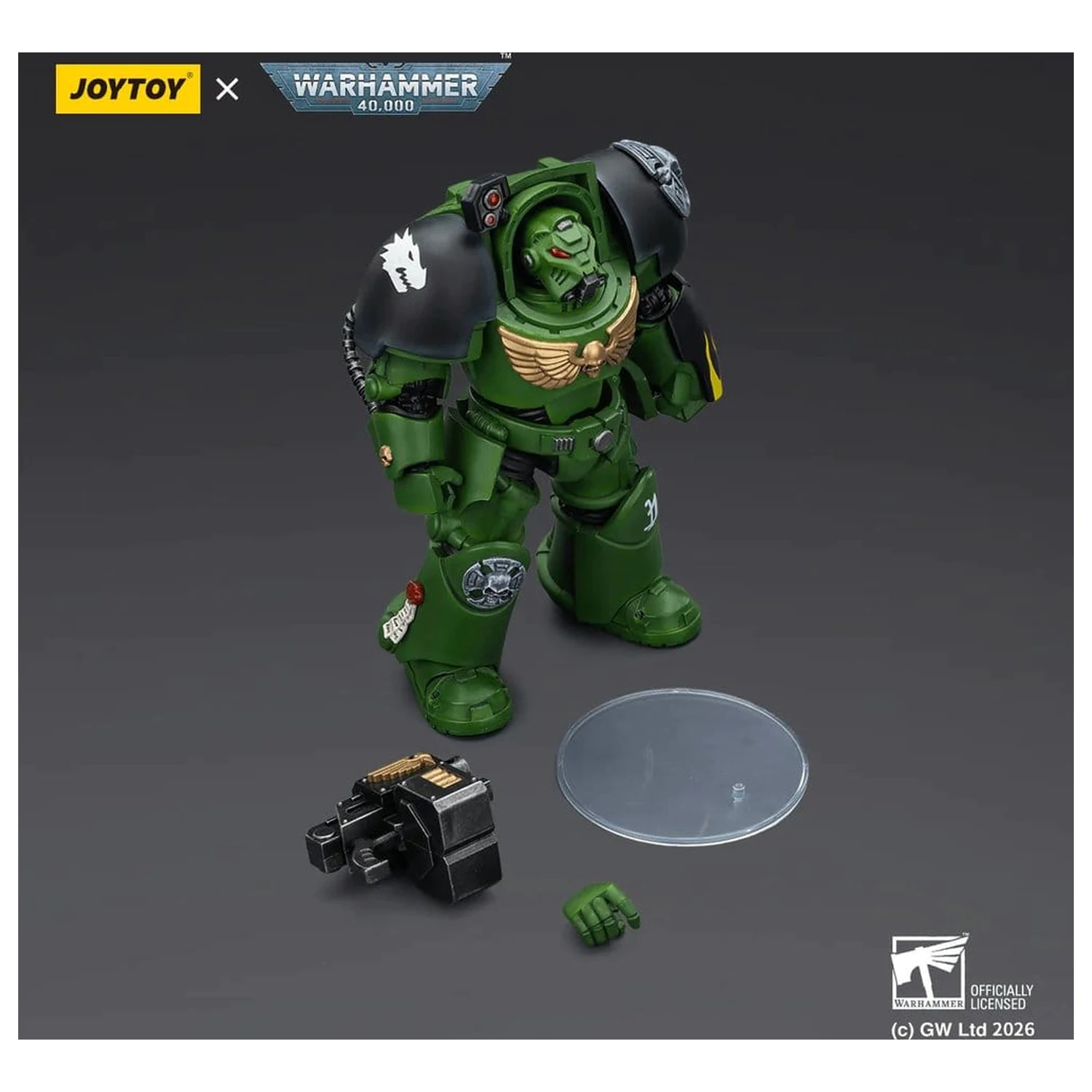 Warhammer 40,000 Figurka Akcji Salamanders Terminator 2 z Power Fist i Storm Bolter 14 cm zdjęcie produktu