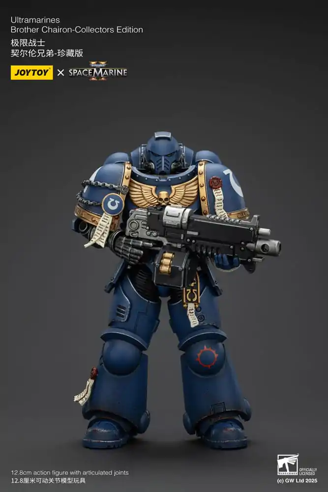 Warhammer 40,000: Space Marine 2 Figurka Akcji Ultramarines Brother Chairon Collectors Edition 13 cm zdjęcie produktu