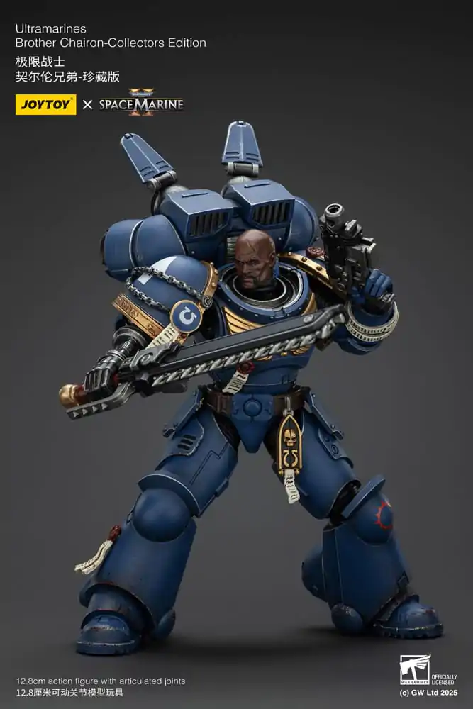 Warhammer 40,000: Space Marine 2 Figurka Akcji Ultramarines Brother Chairon Collectors Edition 13 cm zdjęcie produktu