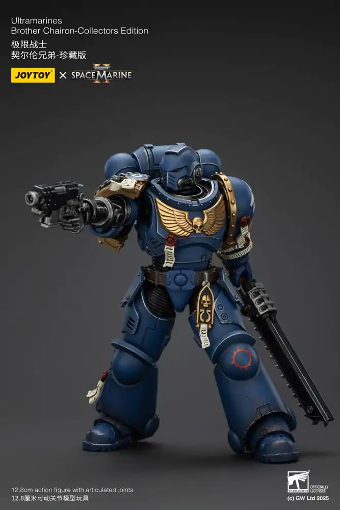 Warhammer 40,000: Space Marine 2 Figurka Akcji Ultramarines Brother Chairon Collectors Edition 13 cm zdjęcie produktu