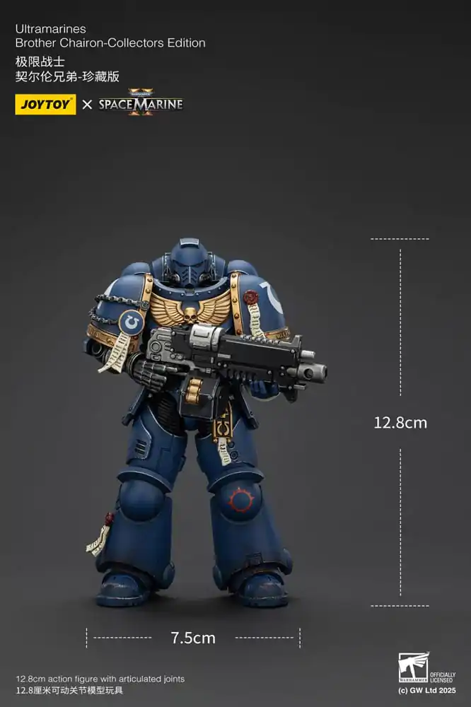 Warhammer 40,000: Space Marine 2 Figurka Akcji Ultramarines Brother Chairon Collectors Edition 13 cm zdjęcie produktu