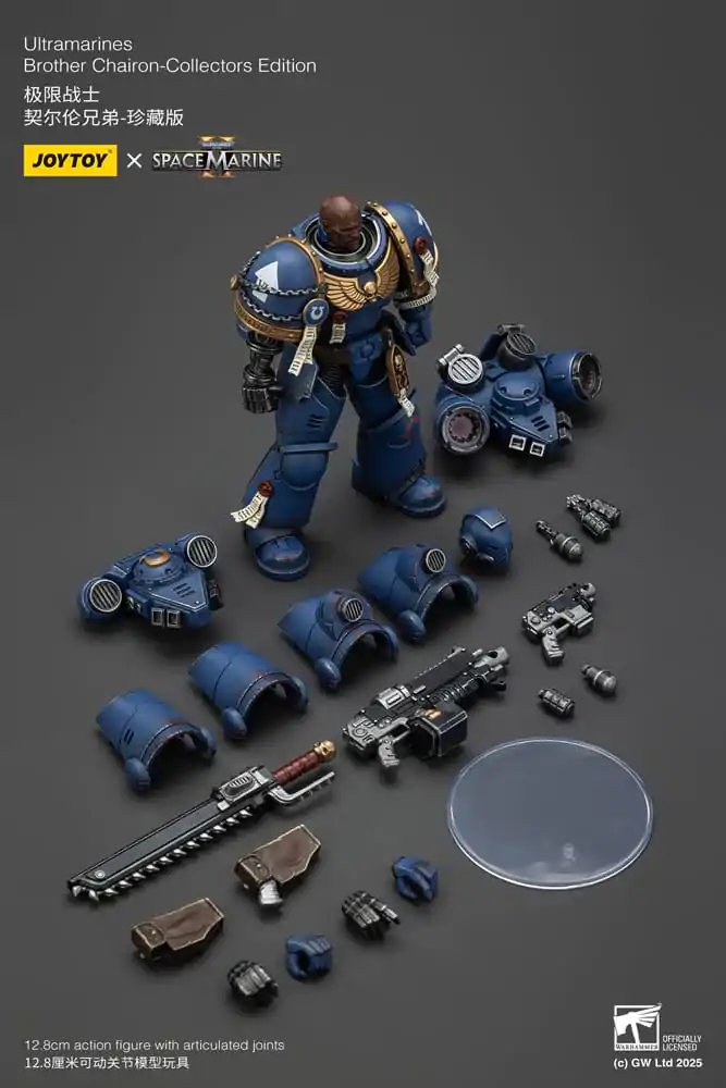 Warhammer 40,000: Space Marine 2 Figurka Akcji Ultramarines Brother Chairon Collectors Edition 13 cm zdjęcie produktu