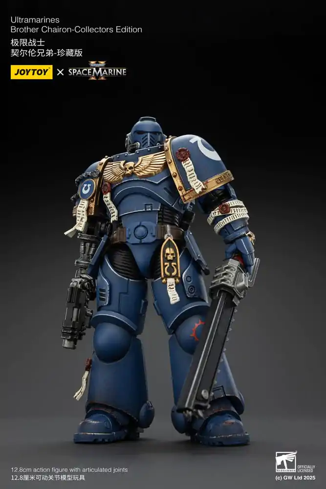Warhammer 40,000: Space Marine 2 Figurka Akcji Ultramarines Brother Chairon Collectors Edition 13 cm zdjęcie produktu