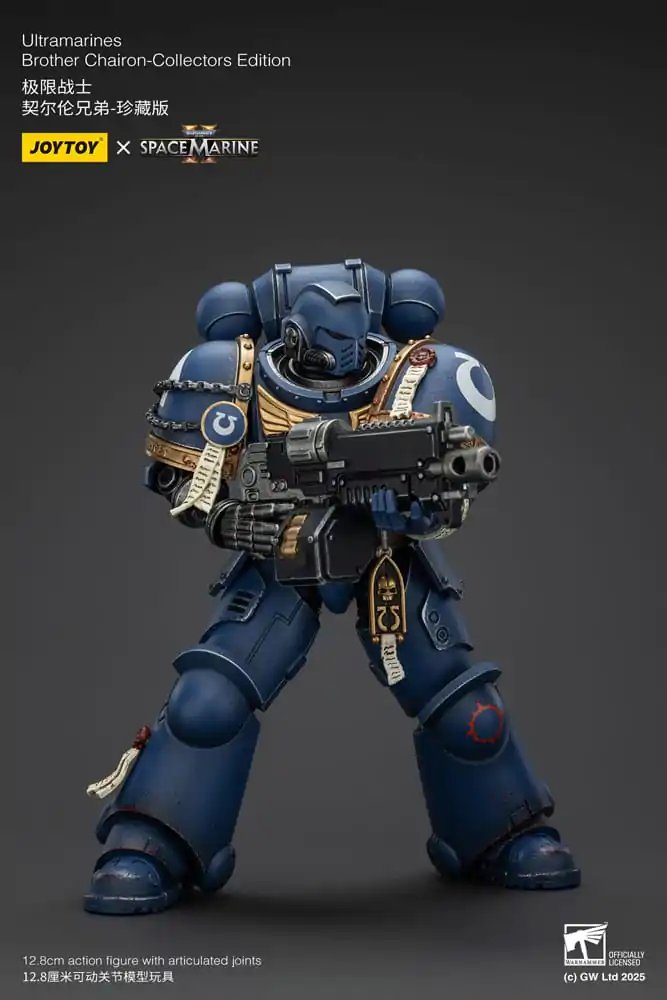 Warhammer 40,000: Space Marine 2 Figurka Akcji Ultramarines Brother Chairon Collectors Edition 13 cm zdjęcie produktu