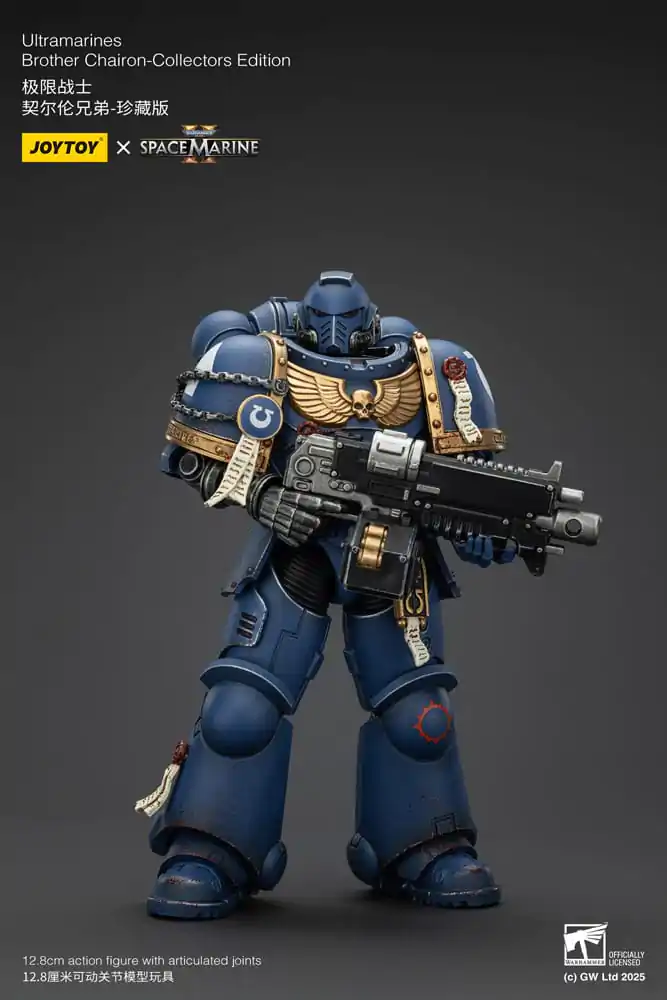 Warhammer 40,000: Space Marine 2 Figurka Akcji Ultramarines Brother Chairon Collectors Edition 13 cm zdjęcie produktu