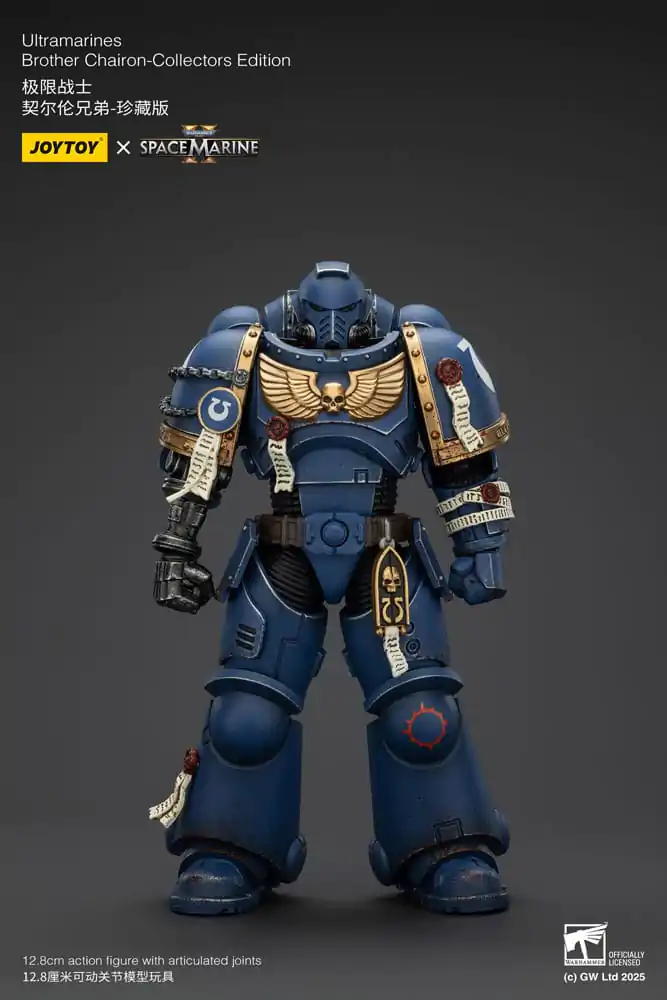 Warhammer 40,000: Space Marine 2 Figurka Akcji Ultramarines Brother Chairon Collectors Edition 13 cm zdjęcie produktu