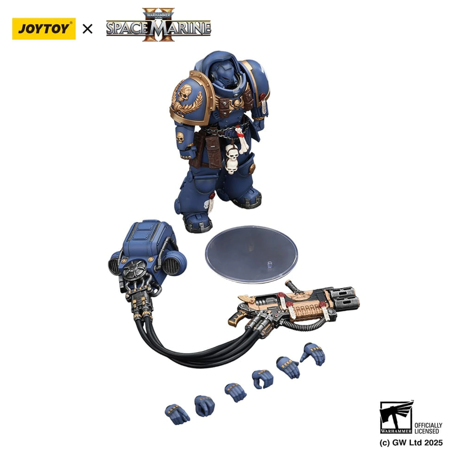 Warhammer 40,000: Space Marine 2 Action Figure Ultramarines Heavy Artificer Armor with Relic Multi-Melta 13 cm zdjęcie produktu