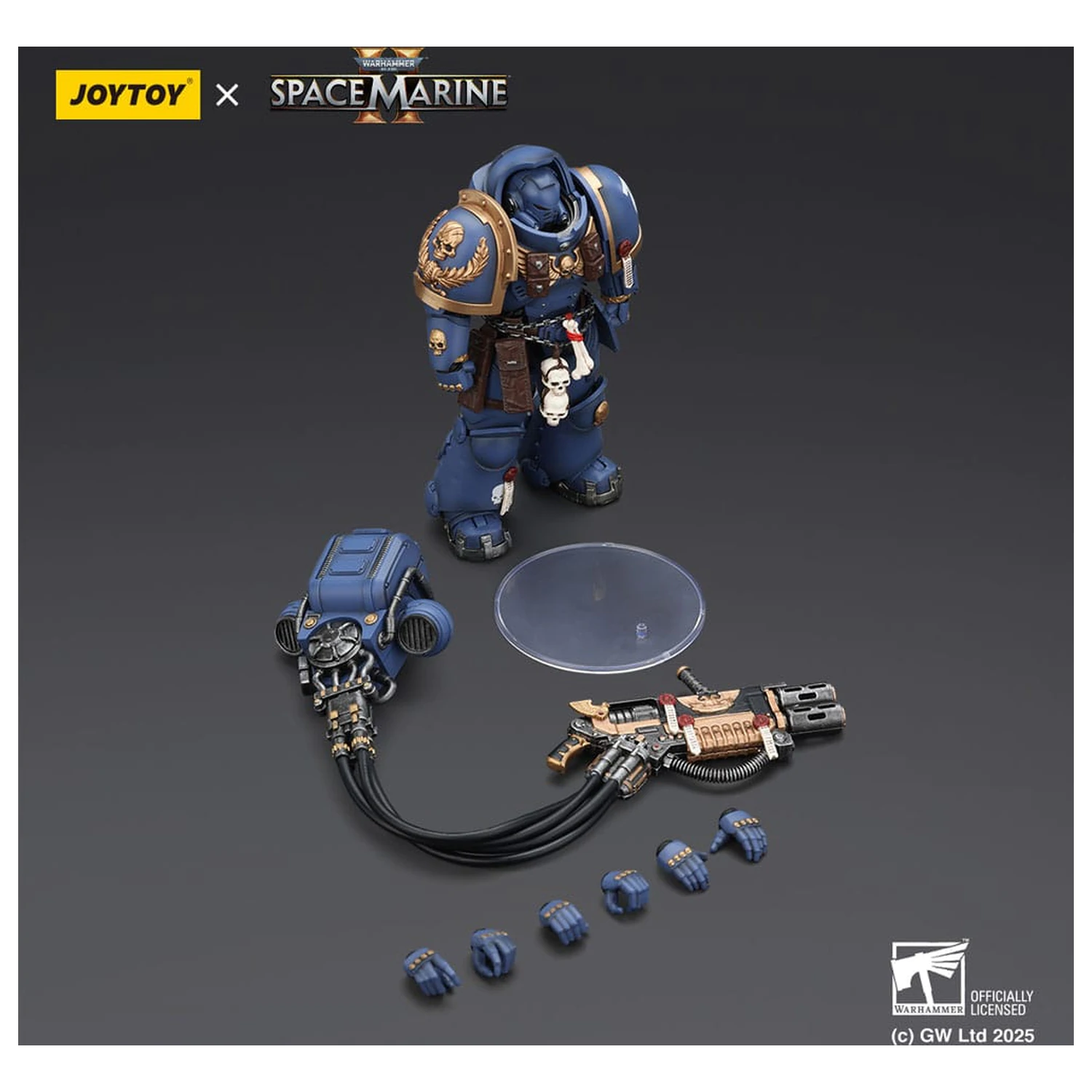 Warhammer 40,000: Space Marine 2 Action Figure Ultramarines Heavy Artificer Armor with Relic Multi-Melta 13 cm zdjęcie produktu