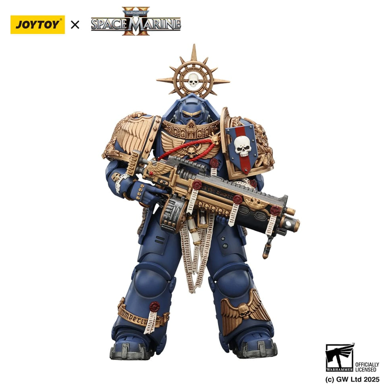 Warhammer 40,000: Space Marine 2 Figurka Akcji Ultramarines Heavy Relic Primus Armor z Heavy Relic Bolt Rifle 13 cm zdjęcie produktu