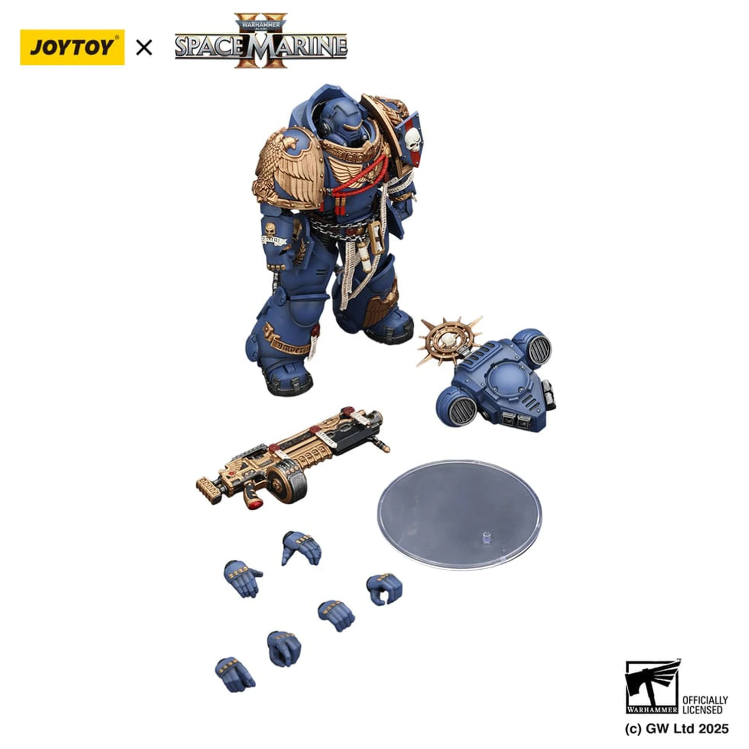 Warhammer 40,000: Space Marine 2 Figurka Akcji Ultramarines Heavy Relic Primus Armor z Heavy Relic Bolt Rifle 13 cm zdjęcie produktu