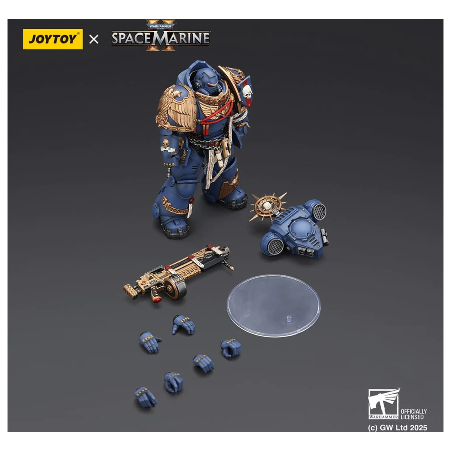 Warhammer 40,000: Space Marine 2 Figurka Akcji Ultramarines Heavy Relic Primus Armor z Heavy Relic Bolt Rifle 13 cm zdjęcie produktu