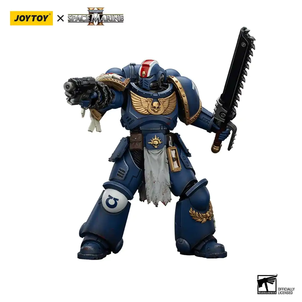 Warhammer 40,000: Space Marine 2 Figurka Akcji Ultramarines Lieutenant Titus Collectors Edition 13 cm zdjęcie produktu