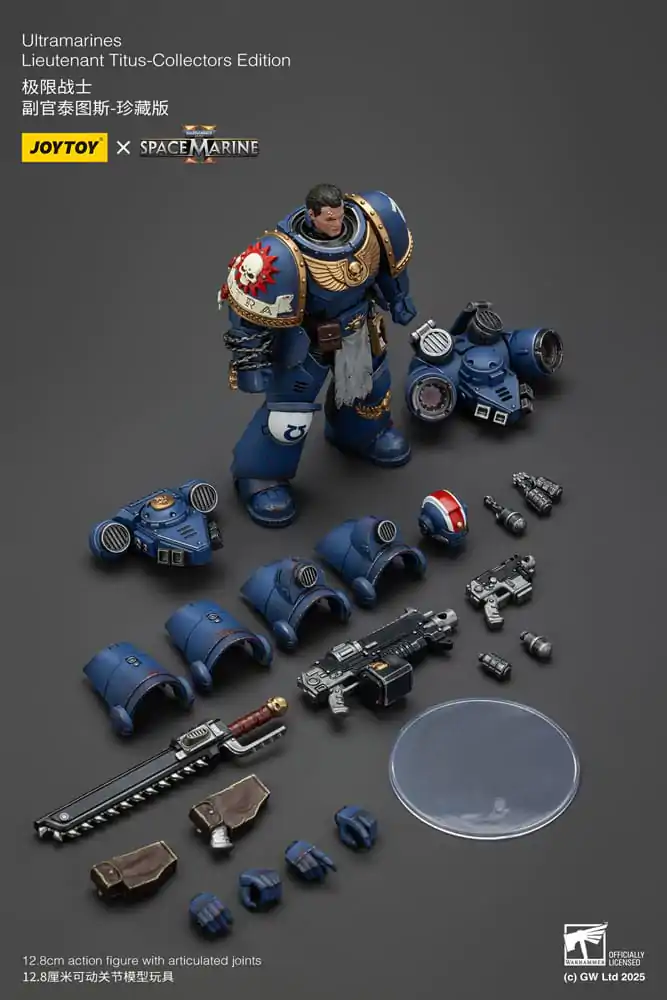 Warhammer 40,000: Space Marine 2 Figurka Akcji Ultramarines Lieutenant Titus Collectors Edition 13 cm zdjęcie produktu