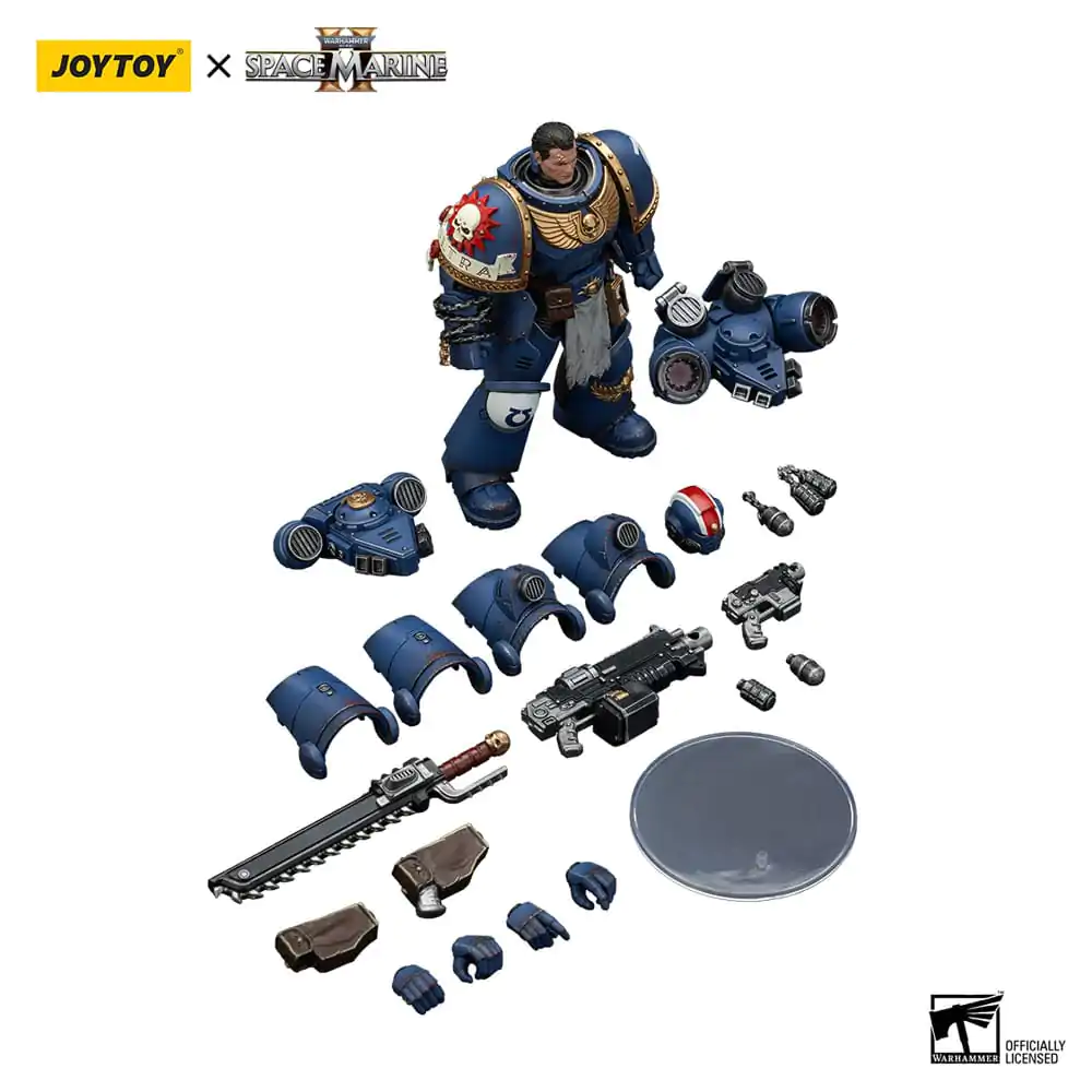 Warhammer 40,000: Space Marine 2 Figurka Akcji Ultramarines Lieutenant Titus Collectors Edition 13 cm zdjęcie produktu