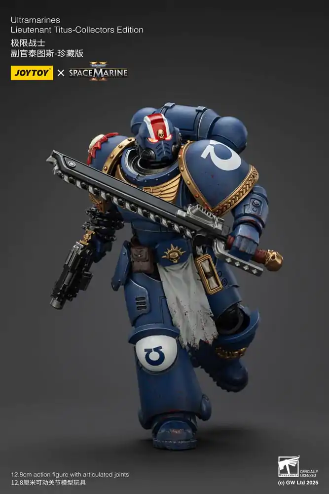 Warhammer 40,000: Space Marine 2 Figurka Akcji Ultramarines Lieutenant Titus Collectors Edition 13 cm zdjęcie produktu