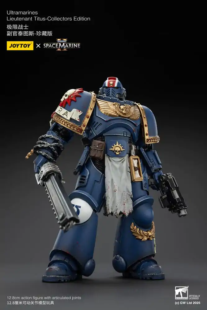 Warhammer 40,000: Space Marine 2 Figurka Akcji Ultramarines Lieutenant Titus Collectors Edition 13 cm zdjęcie produktu