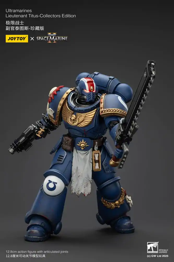 Warhammer 40,000: Space Marine 2 Figurka Akcji Ultramarines Lieutenant Titus Collectors Edition 13 cm zdjęcie produktu
