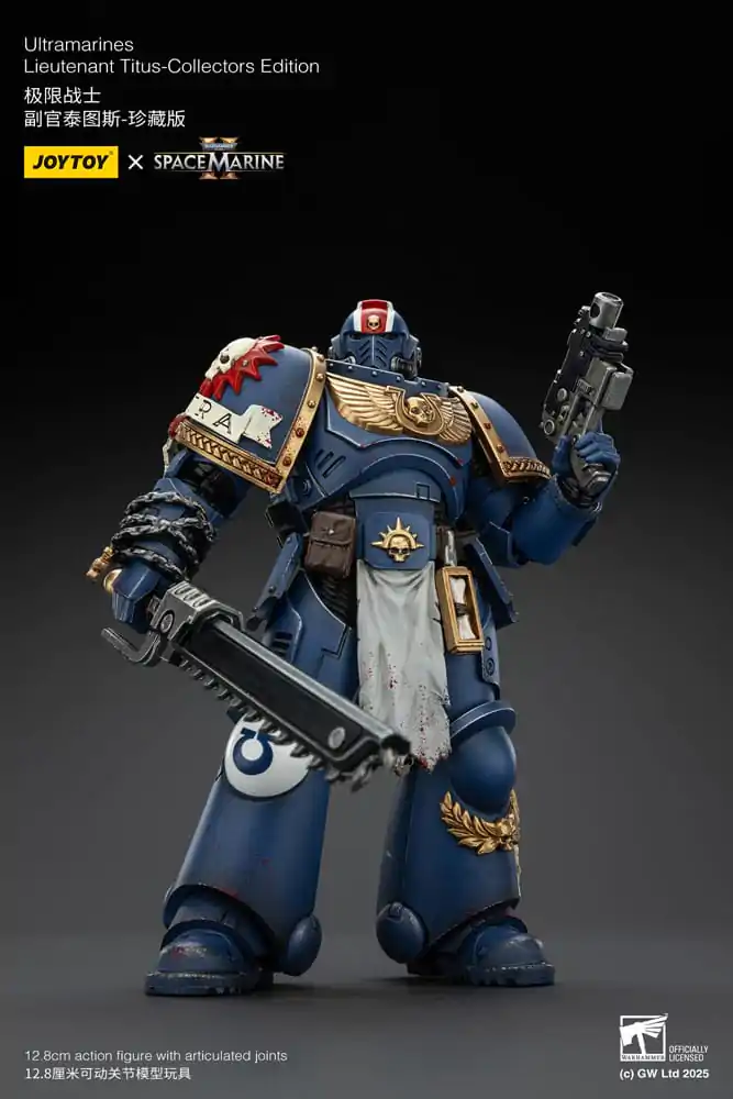 Warhammer 40,000: Space Marine 2 Figurka Akcji Ultramarines Lieutenant Titus Collectors Edition 13 cm zdjęcie produktu