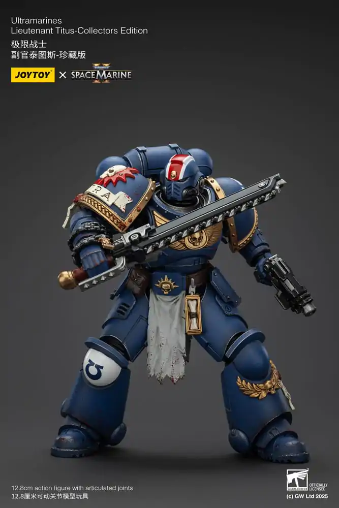 Warhammer 40,000: Space Marine 2 Figurka Akcji Ultramarines Lieutenant Titus Collectors Edition 13 cm zdjęcie produktu