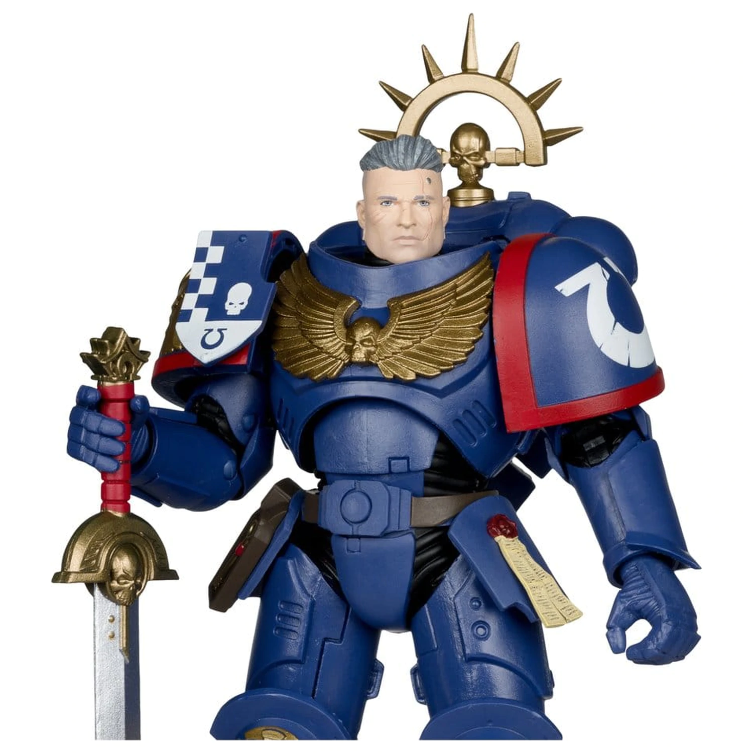 Warhammer 40,000 Total War figurka akcji Porucznik 3. Kompanii (Ultramarines) 18 cm zdjęcie produktu