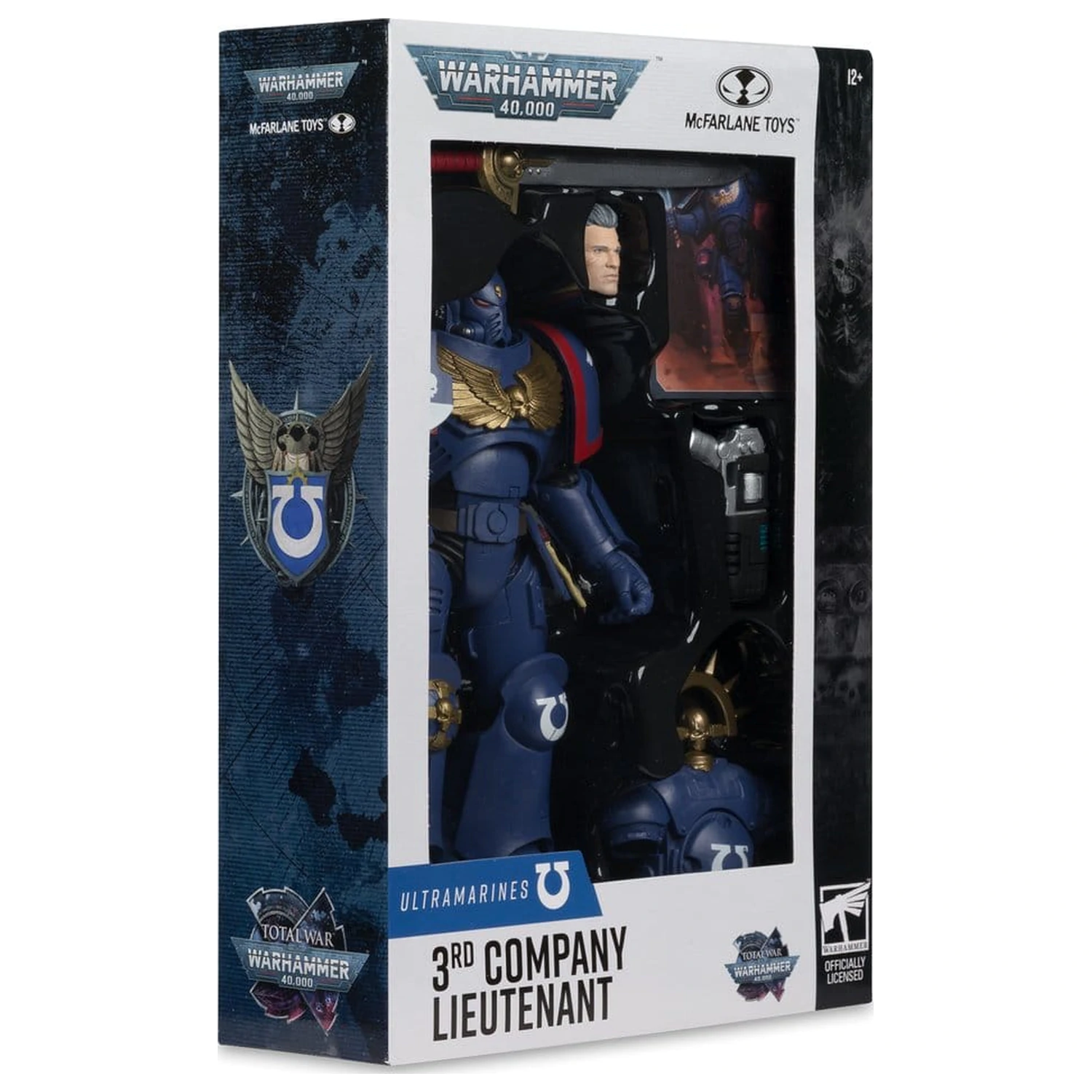 Warhammer 40,000 Total War figurka akcji Porucznik 3. Kompanii (Ultramarines) 18 cm zdjęcie produktu