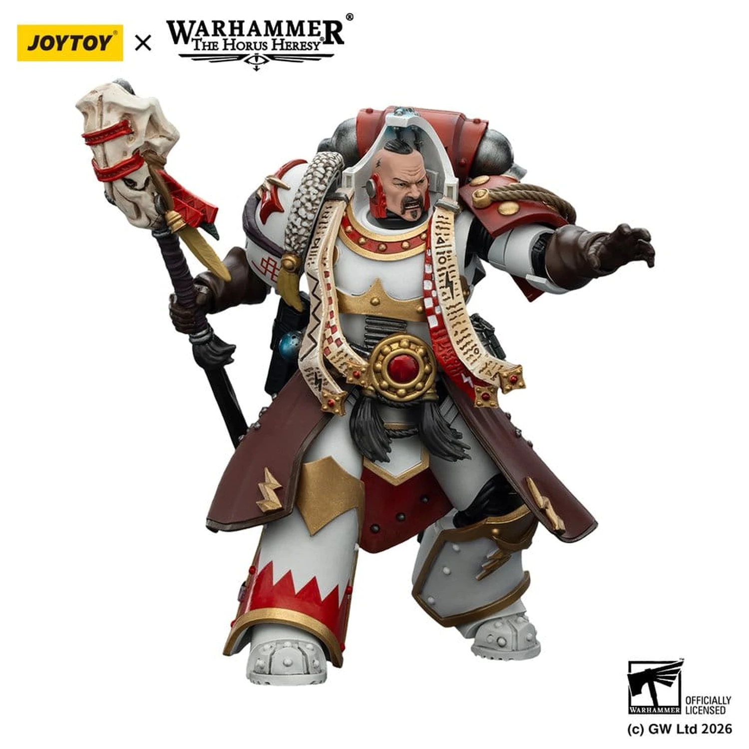 Warhammer 40,000 Action Figure White Scars Stormseer Consul z Force Staff i Bolt Pistol 12 cm zdjęcie produktu
