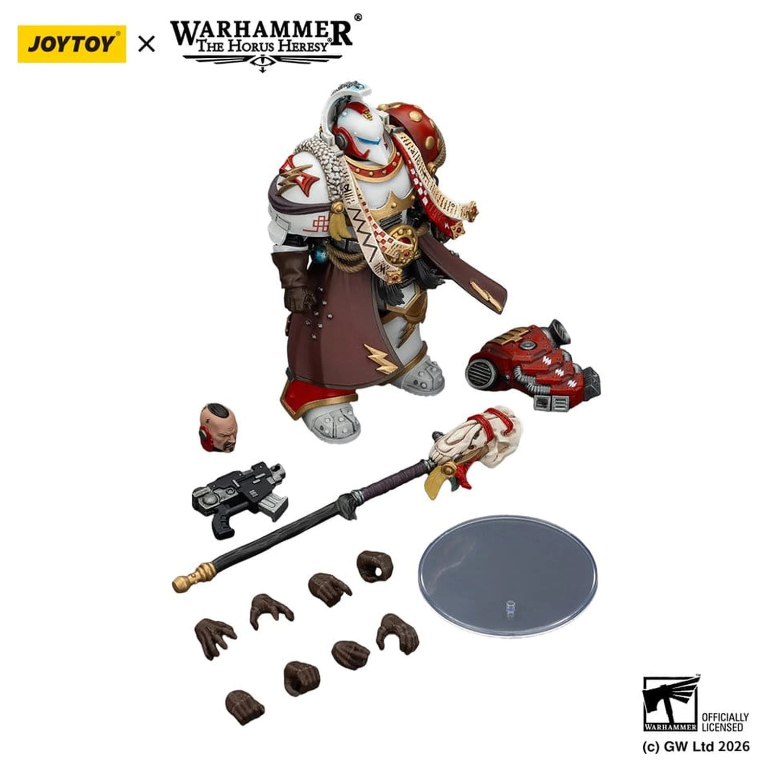 Warhammer 40,000 Action Figure White Scars Stormseer Consul z Force Staff i Bolt Pistol 12 cm zdjęcie produktu