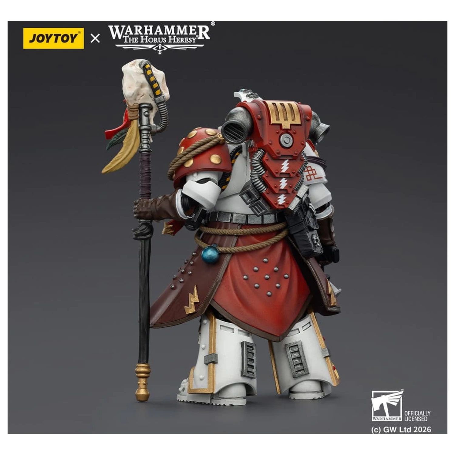 Warhammer 40,000 Action Figure White Scars Stormseer Consul z Force Staff i Bolt Pistol 12 cm zdjęcie produktu