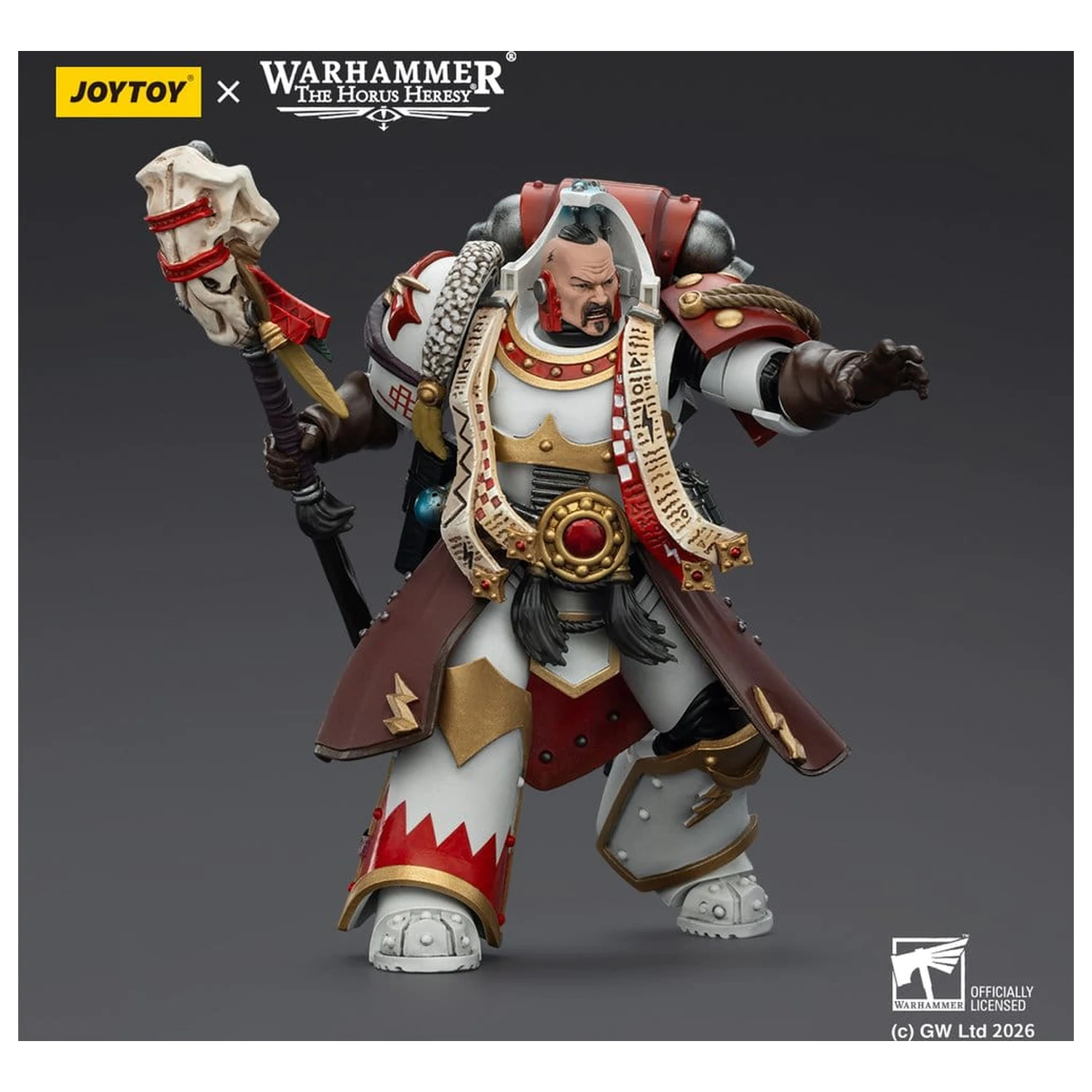 Warhammer 40,000 Action Figure White Scars Stormseer Consul z Force Staff i Bolt Pistol 12 cm zdjęcie produktu