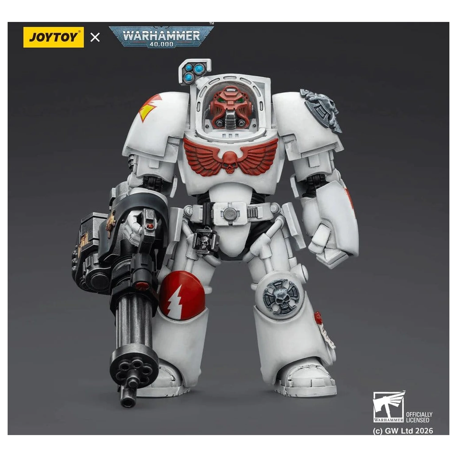 Warhammer 40,000 Figurka Akcji White Scars Terminator 3 z Power Fist i Assault Cannon 14 cm zdjęcie produktu