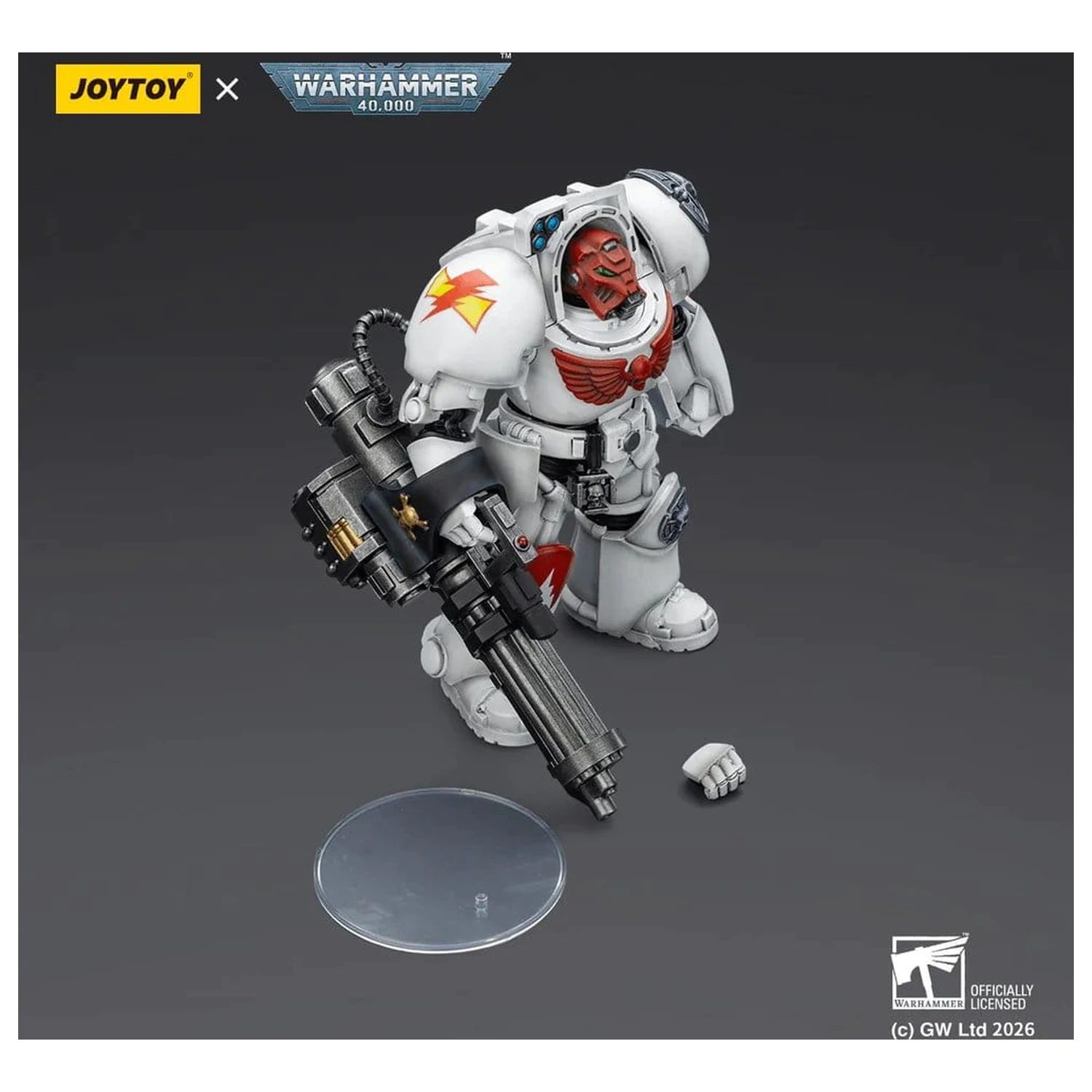 Warhammer 40,000 Figurka Akcji White Scars Terminator 3 z Power Fist i Assault Cannon 14 cm zdjęcie produktu