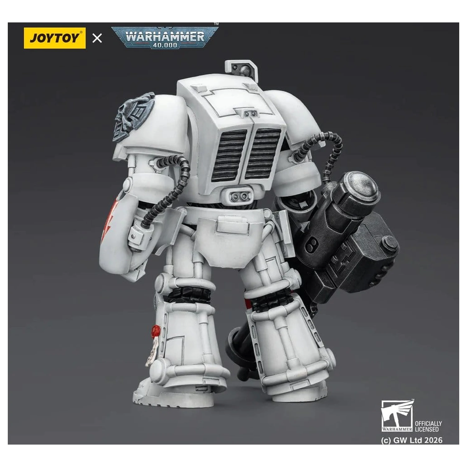 Warhammer 40,000 Figurka Akcji White Scars Terminator 3 z Power Fist i Assault Cannon 14 cm zdjęcie produktu