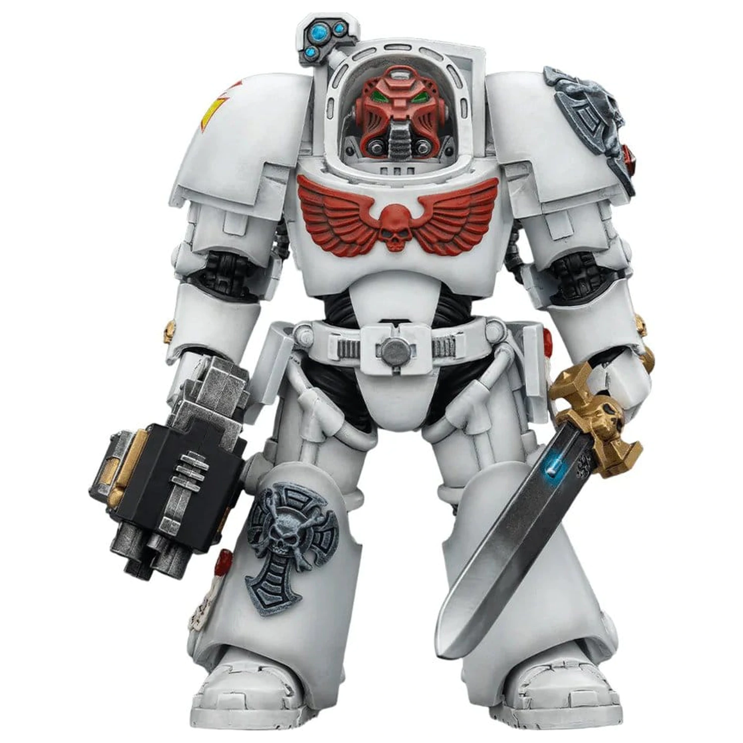 Warhammer 40,000 Action Figure White Scars Terminator 1 z Power Sword i Storm Bolter 14 cm zdjęcie produktu