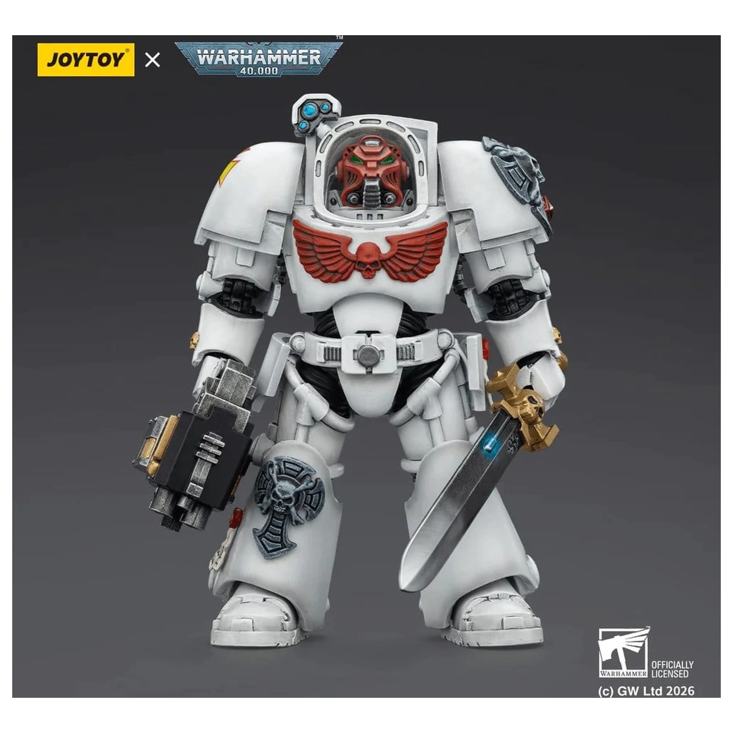 Warhammer 40,000 Action Figure White Scars Terminator 1 z Power Sword i Storm Bolter 14 cm zdjęcie produktu