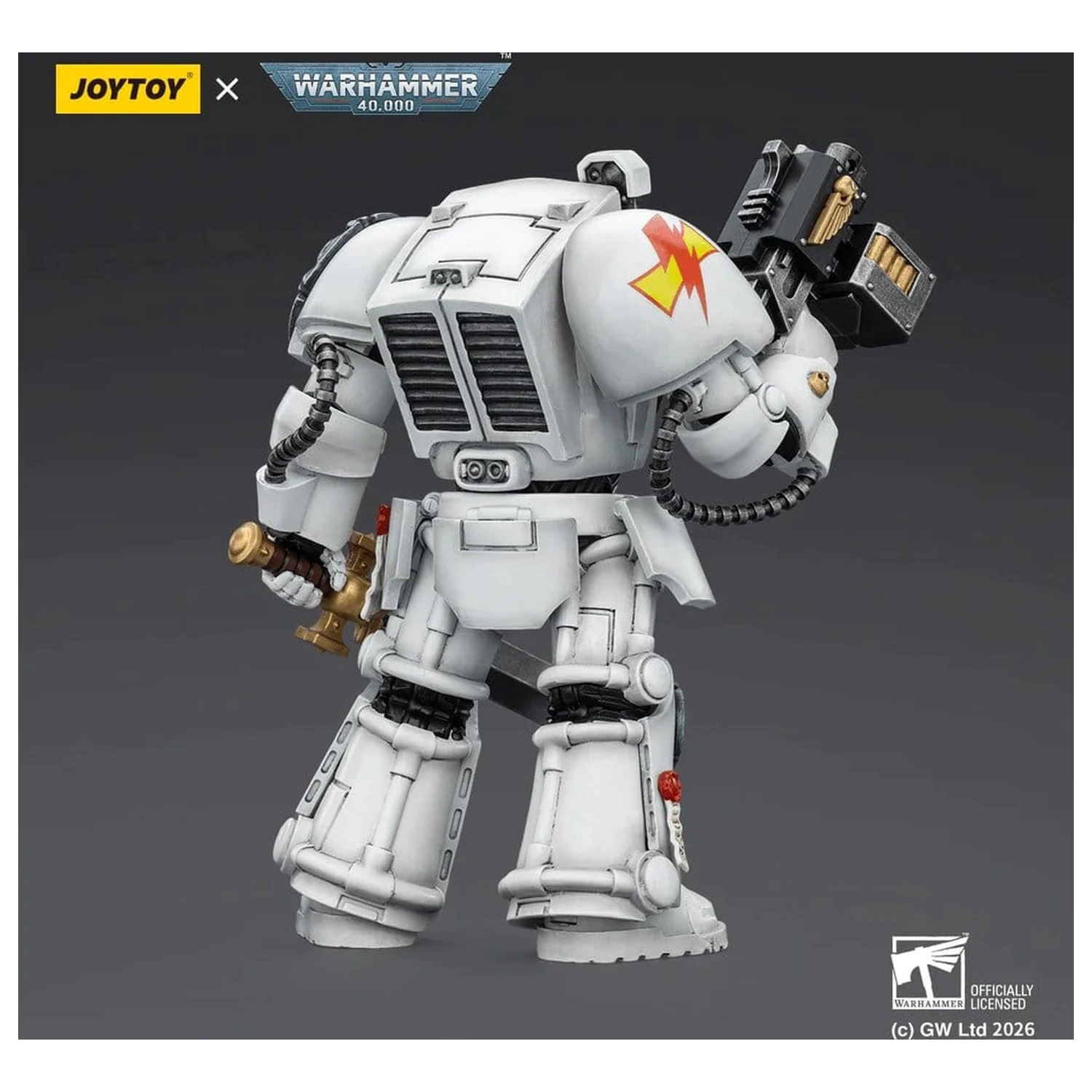 Warhammer 40,000 Action Figure White Scars Terminator 1 z Power Sword i Storm Bolter 14 cm zdjęcie produktu